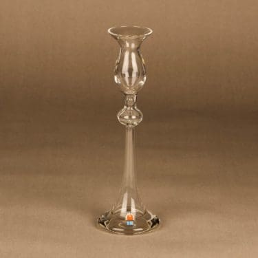 Kumela 351 kynttilänjalka, kirkas, suunnittelija Sirkku Kumela-Lehtonen,