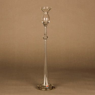 Kumela 351 kynttilänjalka, kirkas, suunnittelija Sirkku Kumela-Lehtonen,