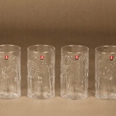 Iittala Flora lasi, 36 cl, suunnittelija Oiva Toikka, 36 cl