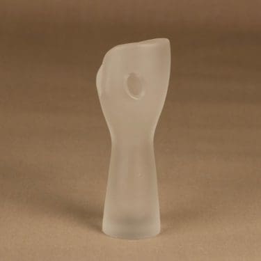 Iittala Hiidennyrkki art glass, signed designer Timo Sarpaneva