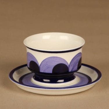 Arabia Paju kulho ja lautanen, käsinmaalattu, suunnittelija Anja Jaatinen