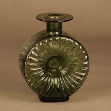 Riihimäen lasi Aurinkopullo koristepullo, Koko ¾, suunnittelija Helena Tynell, Koko ¾