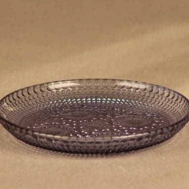 Riihimäen lasi Grapponia lautanen, 14.5 cm, suunnittelija Nanny Still, 14.5 cm
