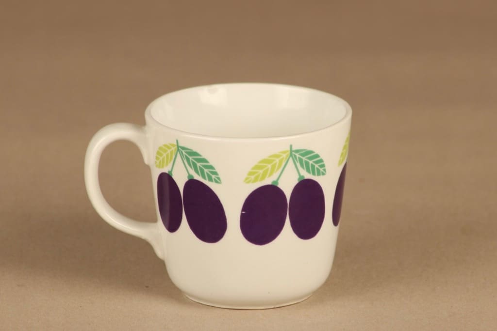 Arabia Pomona Luumu muki, 30 cl, suunnittelija Raija Uosikkinen, 30 cl kuva 2