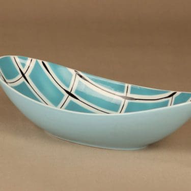 Arabia AR kulho, käsinmaalattu, suunnittelija Olga Osol, käsinmaalattu, retro