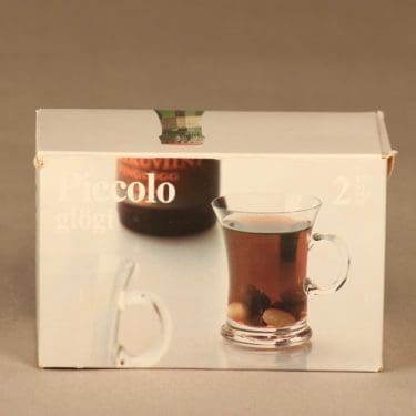 Iittala Piccolo glögilasi, 1 dl, suunnittelija Heikki Orvola, 1 dl
