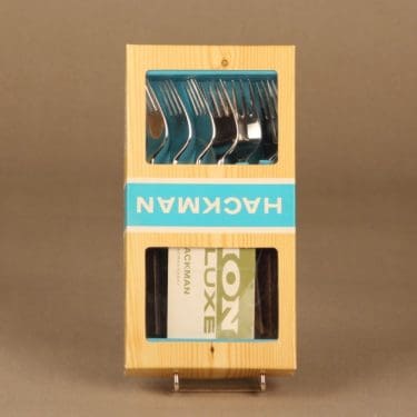 Hackman Lion de Luxe haarukka, 6 kpl, suunnittelija Bertel Gadberg,