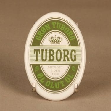 Arabia mainoskyltti, Tuborg, suunnittelija , Tuborg