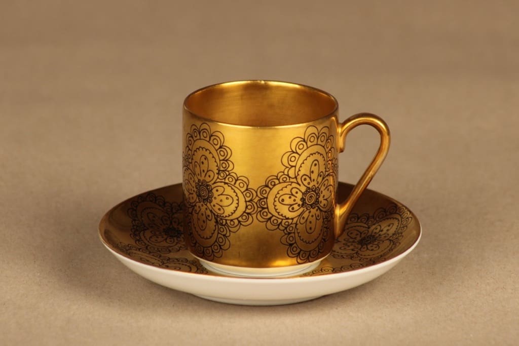 Arabia Gilda mocca cup 10 cl designer Esteri Tomula