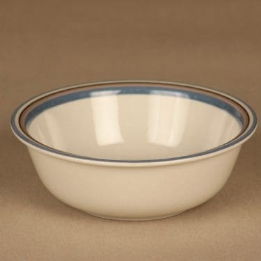 Arabia Uhtua aamiaiskulho, suunnittelija Inkeri Leivo, raitakoriste