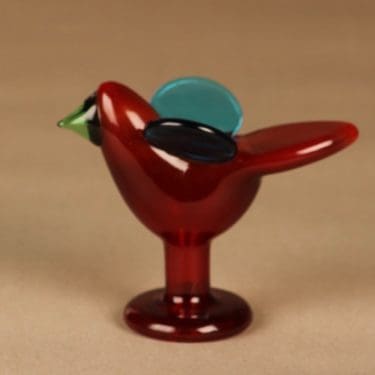 Nuutajärvi lintu , Sieppo, suunnittelija Oiva Toikka, Sieppo, signeerattu