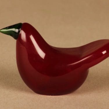 Nuutajärvi lintu , Sieppo, suunnittelija Oiva Toikka, Sieppo, signeerattu