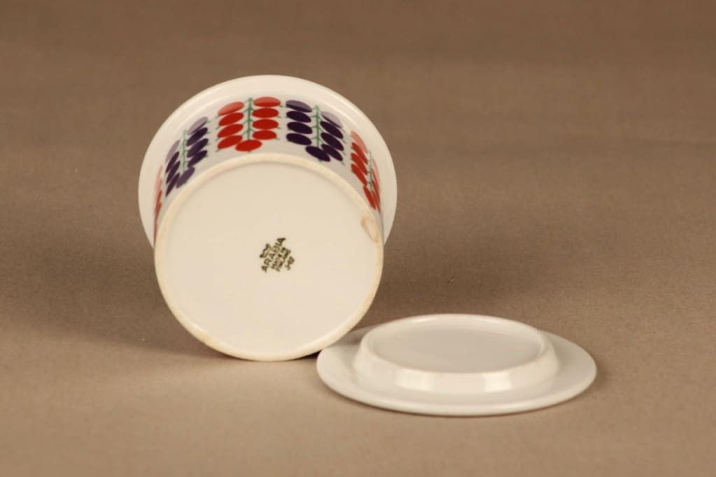 Arabia Pomona Currant jar with lid designer Raija Uosikkinen 3