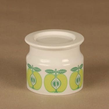 Arabia Pomona Omena jar with lid designer Raija Uosikkinen