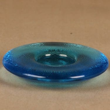 Iittala Nappi kynttilälyhty, vaaleansininen, suunnittelija Markku Salo,