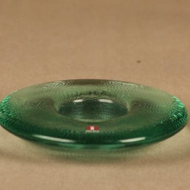 Iittala Nappi kynttilälyhty, vaaleanvihreä, suunnittelija Markku Salo,