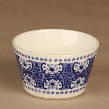 Arabia Ali kulho, sininen, suunnittelija Raija Uosikkinen, kuparipainokoriste