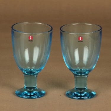 Iittala Verna viinilasi, 22 cl, 2 kpl, suunnittelija Kerttu Nurminen, 22 cl