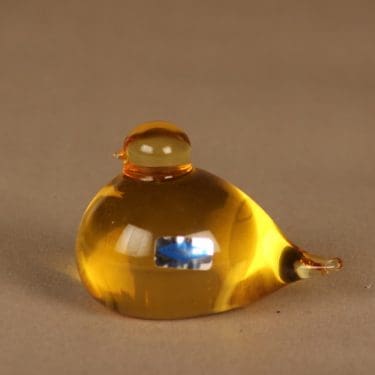 Nuutajärvi lintu , Pulmu, suunnittelija Oiva Toikka, Pulmu, signeerattu