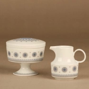 Rosenthal Jääkukka sokerikko ja kermakko, suunnittelija Tapio Wirkkala,