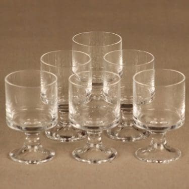 Iittala Karelia snapsilasi 6 kpl suunnittelija Tapio Wirkkala