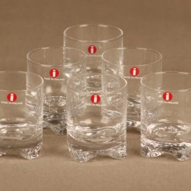 Iittala Gaissa snapsilasi 6 kpl suunnittelija Tapio Wirkkala