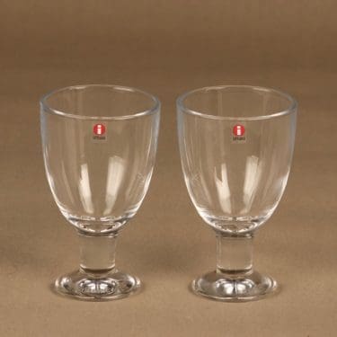 Iittala Verna viinilasi, 22 cl, 2 kpl, suunnittelija Kerttu Nurminen, 22 cl