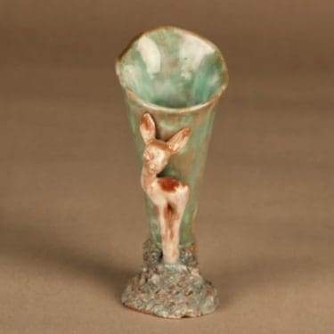 Kupittaan savi maljakko, Bambi, suunnittelija Svante Turunen, Bambi