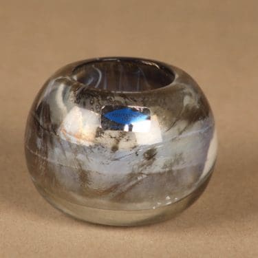 Nuutajärvi Pilvi tuikkulyhty, valkoinen, lysteri, suunnittelija Pentti Santalahti, valkoinen, lysteri