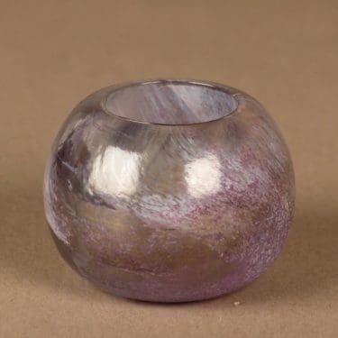 Nuutajärvi Pilvi tuikkulyhty, sininen, lysteri, suunnittelija Pentti Santalahti, sininen, lysteri