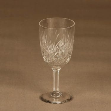 Nuutajärvi Leo viinilasi, hiottu, suunnittelija , hiottu