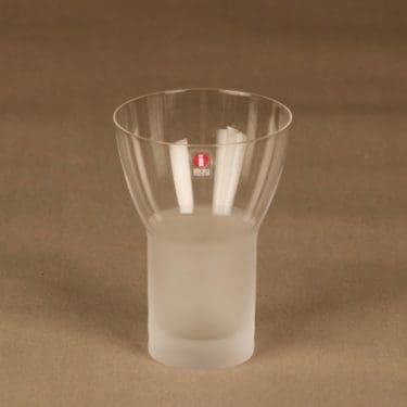 Iittala Marius lasi, kirkas, matta, suunnittelija Markku Salo,