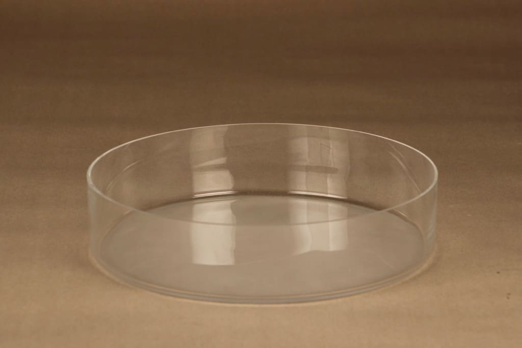 Iittala Marcel tarjoilukulho, kirkas, matta, suunnittelija Timo Sarpaneva,