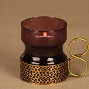 Nuutajärvi Tsaikka punch mug, lilac designer Timo Sarpaneva