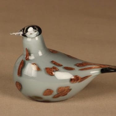 Nuutajärvi lintu , Hiplu, suunnittelija Oiva Toikka, Hiplu, signeerattu