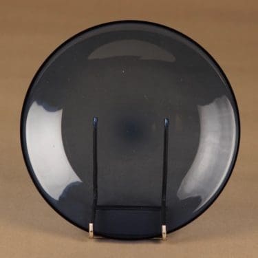 Iittala I-lasi serving plate 18 cm, blue designer Timo Sarpaneva