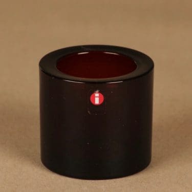 Iittala Kivi  tuikkulyhty, ruskea, suunnittelija Heikki Orvola,