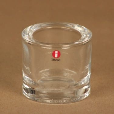 Iittala Kivi  tuikkulyhty, kirkas, suunnittelija Heikki Orvola,