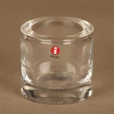 Iittala Kivi  tuikkulyhty, kirkas, suunnittelija Heikki Orvola,