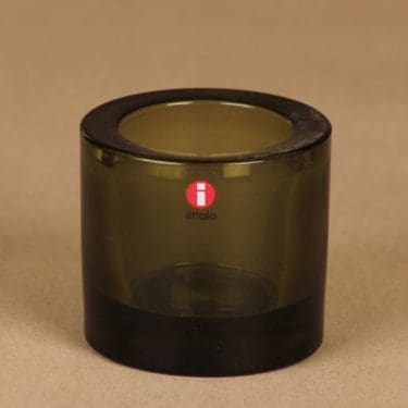 Iittala Kivi  tuikkulyhty, sammaleenvihreä, suunnittelija Heikki Orvola,