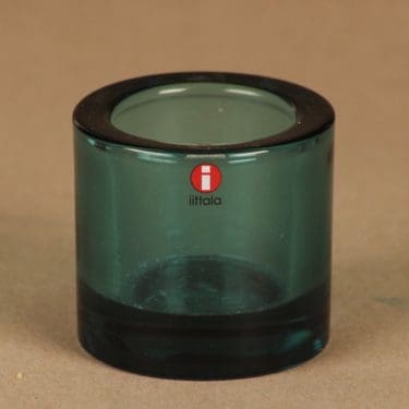 Iittala Kivi tuikkulyhty, merensininen, suunnittelija Heikki Orvola,