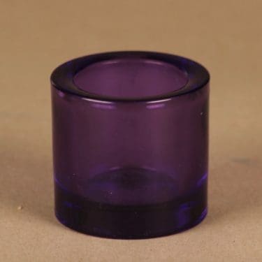 Iittala Kivi tuikkulyhty, lila, suunnittelija Heikki Orvola,