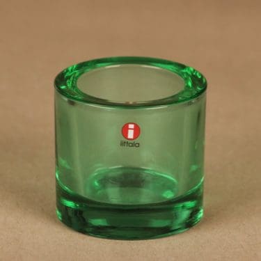Iittala Kivi  tuikkulyhty, vedenvihreä, suunnittelija Heikki Orvola,