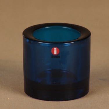 Iittala Kivi  tuikkulyhty, turkoosi, suunnittelija Heikki Orvola,