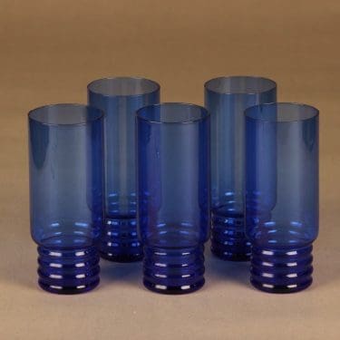 Kumela lasi, sininen, 5 kpl, suunnittelija ,