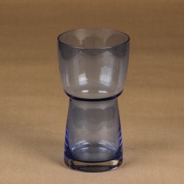 Riihimäen lasi   maljakko, sininen, suunnittelija Tamara Aladin,