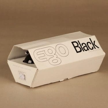 Arabia Ego espressokuppi, musta, 2 kpl, suunnittelija Stefan Lindfors, moderni