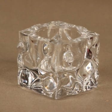 Iittala Ice Cube kynttilälyhty, kirkas, suunnittelija Mikko Karppanen,