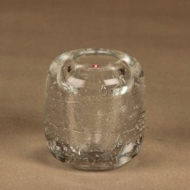 Iittala Arkipelago candle holder, clear designer Timo Sarpaneva