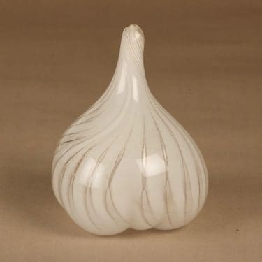 Nuutajärvi taidelasi, Sipuli, suunnittelija Gunvor Olin-Grönqvist, Sipuli, uniikki, signeerattu